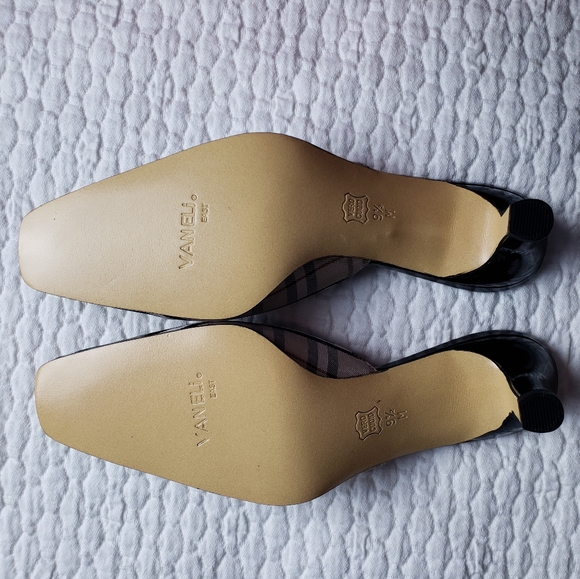 VANELi Plaid Mules size 9 1/2 - Picture 3 of 6